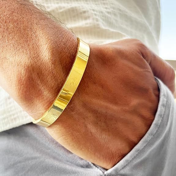 Om Carving Premium Bracelet For Men New