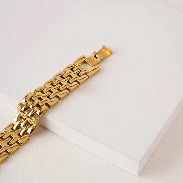 Premium Om Gold Bracelet For Men New